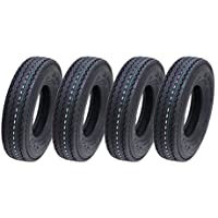 Parnells 4.80-4.00-8 6ply Neumático de Remolque Wanda 340kg Neumático 400x8 - Juego de 4